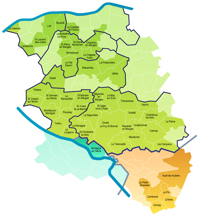 Carte des communes